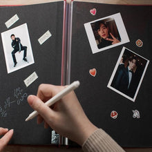Load image into Gallery viewer, 16-inch 20 Pages Self Adhesive Photo Album DIY Scrapbook Rustic Linen Cloth Cover Personalize Album for Wedding Memory Album  Home Decor House Decoration DIY Memorable Gifts For Loved Ones
