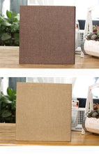 Load image into Gallery viewer, 16-inch 20 Pages Self Adhesive Photo Album DIY Scrapbook Rustic Linen Cloth Cover Personalize Album for Wedding Memory Album  Home Decor House Decoration DIY Memorable Gifts For Loved Ones
