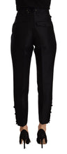 Load image into Gallery viewer, Dsquared² Black Wool High Waist Skinny Women Pants
