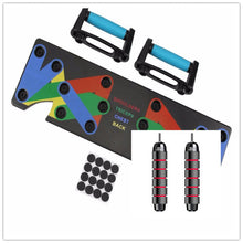 Load image into Gallery viewer, Push Up Rack Edge 9 in 1 Body Building Exercise Fitness Tools Women Men Push-Up Display Shelves and Raisers For GYM Training Body drop shipping
