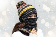 Load image into Gallery viewer, Winter Plush Knitted Hat – Soft Warm Knit Beanie for Cold Weather
