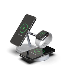 Load image into Gallery viewer, Multifunctional Five-In-One Magnetic Wireless Charging Watch Headset Desktop Mobile Phone Holder Charger 15W Fast Charge
