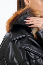 Load image into Gallery viewer, Genuine Gold Fox Fur Freudenberg Comfortemp® Coat
