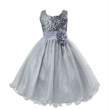 Load image into Gallery viewer, Baby Sequin Dress Flower Girl Wedding Princess Dress
