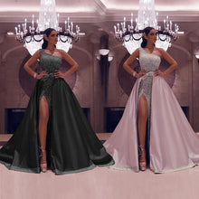 Load image into Gallery viewer, New One-Shoulder Mopping Evening Dress
