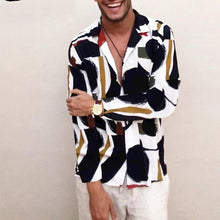 Load image into Gallery viewer, Hawaiian Men For Plus Size Blouse Shirt Shirts Print Fat
