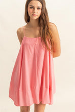 Load image into Gallery viewer, A-Line Flowy Mini Cami Dress with Pockets –Casual &amp; Chic Spaghetti Strap Dress with Functional Pockets for a Relaxed Summer Look
