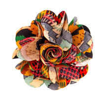 Load image into Gallery viewer, Vittorio Vico Men's Formal Kente Flower Lapel Pin
