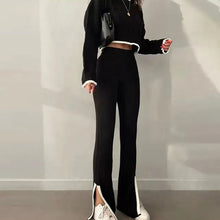Load image into Gallery viewer, Women’s Casual Color-Block Two-Piece Set
