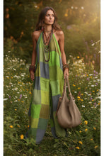 Load image into Gallery viewer, Women's Plaid Print Jumpsuit – Sleeveless, Wide-Leg, Suspender Style
