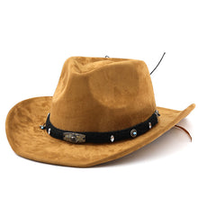 Load image into Gallery viewer, Western Cowboy Hat – Ethnic Style Fashion Unisex
