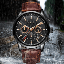 Load image into Gallery viewer, Men's  Waterproof Watch With Chronometers Day View Sport Analog Watches Excellent Look Perfect Gift For Him

