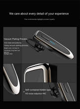 Load image into Gallery viewer, Bluetooth Headset Bluetooth 5.0 Earpiece Dual Mic Noise Cancelling Bluetooth Earpiece 16Hrs Talktime Wireless Headset Hands-Free Earphone for Truck Driver Handsfree Headphones Mini Wireless Earphone Earbud Earpiece
