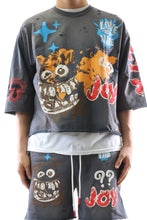 Load image into Gallery viewer, PORTER S/N Jersey 3/4 Sleeve Crop Top Tee
