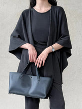 Load image into Gallery viewer, Urban Cape Shawl +Camisole + High Waist Flared Pants 3-Pieces Suit
