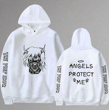 Load image into Gallery viewer, Angel and Devil Hoodie – Unisex Couple Graphic Pullover Sweatshirt

