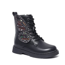 Load image into Gallery viewer, Girls' Stylish Martin Boots with Microfiber Leather
