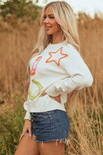 Load image into Gallery viewer, Western Tinsel Boots Crew Neck Sweater
