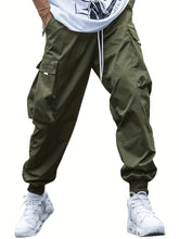 Load image into Gallery viewer, Multi-pocket Cargo Pants Men&#39;s Casual Hip-Hop Drawstring Trousers Outdoor Streetwear Sports Pant
