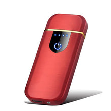 Load image into Gallery viewer, Touch Electric lighters Plasma Lighters Dual arc Lighter USB lighters Flameless Rechargeable Lighter Windproof Lighter Electric lighters for Camping,Starter, Hunting, Backpacking, Hiking Gadget For Men
