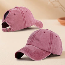 Load image into Gallery viewer, Cotton Ponytail Baseball Cap
