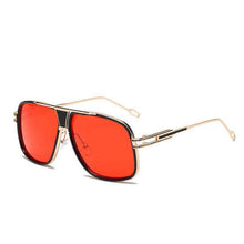Load image into Gallery viewer, Modern Classic Oversized Men Sunglasses Luxury Brand New Glasses Square With High Quality Metal Frame and Polarized Mirror Glasses  Oculos de sol With  UV400 Prodection for Sun
