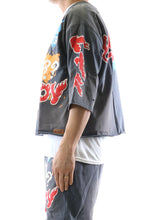 Load image into Gallery viewer, PORTER S/N Jersey 3/4 Sleeve Crop Top Tee
