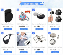 Load image into Gallery viewer, 180KG 300KG 500KG Fishing Magnet Label Design Salvage Magnet World Large Neodymium N52 Magnets Search 10M Rope
