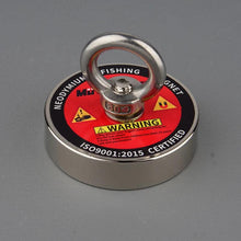 Load image into Gallery viewer, 180KG 300KG 500KG Fishing Magnet Label Design Salvage Magnet World Large Neodymium N52 Magnets Search 10M Rope
