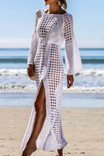 Load image into Gallery viewer, Crochet maxi cover up
