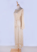 Load image into Gallery viewer, Crochet maxi cover up
