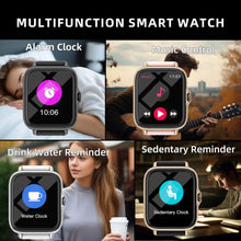 Load image into Gallery viewer, SmartTech 1.83'' Waterproof Smart Watch - Call &amp; Message Alerts, Sleep Monitoring, Sports Pedometer for iPhone &amp; Android
