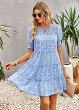 Load image into Gallery viewer, Floral smocked dress
