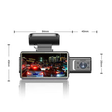 Load image into Gallery viewer, 3-Inch Dual Lens Car Dash Cam - Your Ultimate Vehicle Guardian
