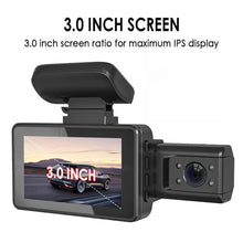 Load image into Gallery viewer, 3-Inch Dual Lens Car Dash Cam - Your Ultimate Vehicle Guardian
