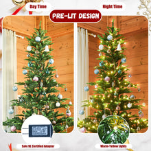 Load image into Gallery viewer, 5 FT Pre-Lit Aspen Fir Artificial Christmas Tree
