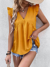 Load image into Gallery viewer, Babydoll Ruffle Sleeve Top
