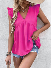 Load image into Gallery viewer, Babydoll Ruffle Sleeve Top
