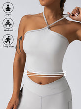 Load image into Gallery viewer, Padded Crop Top Push Up Sports Bra – Seamless Supportive Gym Tank for Women
