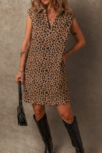 Load image into Gallery viewer, Luxury Summer Leopard Sleeveless Mini Dress Chic &amp; Stylish Print Elegant Dress For Women
