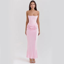 Load image into Gallery viewer, Slim Tube Top Long Dress Sexy Fashion Bandeau Backless Party Evening Dresses For Women Clothing
