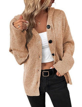 Load image into Gallery viewer, Button front hooded cardigan
