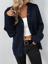 Load image into Gallery viewer, Button front hooded cardigan
