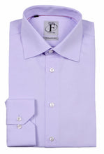 Load image into Gallery viewer, Made in Italy Dress Shirts// Solid Lavender - contemporary fit
