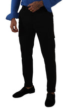Load image into Gallery viewer, Dolce &amp; Gabbana Black Viscose Skinny Cargo Trouser Pants
