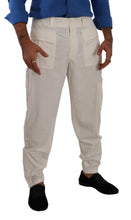 Load image into Gallery viewer, Dolce &amp; Gabbana Off White Cotton Corduroy Cargo Pants
