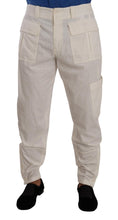 Load image into Gallery viewer, Dolce &amp; Gabbana Off White Cotton Corduroy Cargo Pants
