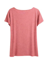 Load image into Gallery viewer, Round Neck Graphic Short Sleeve T-Shirt
