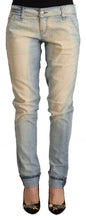 Load image into Gallery viewer, Acht Light Blue Washed Cotton Low Waist Skinny Denim Jeans

