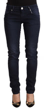 Load image into Gallery viewer, Acht Blue Washed Cotton Low Waist Slim Fit Denim Jeans

